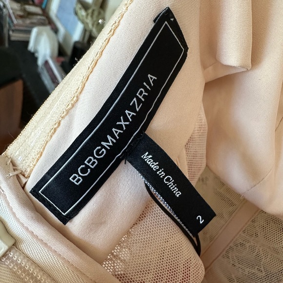 BCBG MAXARIA Oly Womens Ruffled Corset Evening Dress - Picture 7 of 11